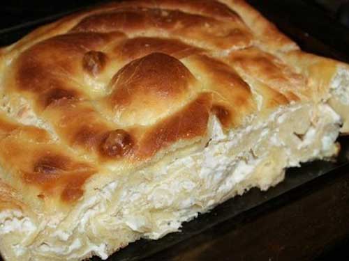 Пирог с брынзой по-болгарски